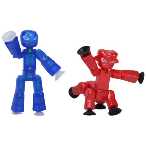 Zing Stikbot Monster Dual Pack Includes 2 Stikbots Collectible Action Figures And Accessories Stop Motion Animation Ages 4