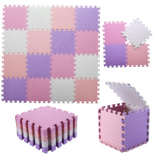 Foam Play Mat For Baby 04 Inch Thick Foam Interlocking Floor Mats Soft Nontoxic Baby Playmat Solid Colored Puzzle Play Mat