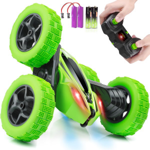 Orrente Remote Control Car Rc Cars Toys For Ages 57 24Ghz 4Wd Fast Rc Car Kids Toys For Ages 813 Double Sided 360 Rotating