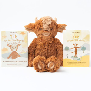 Slumberkins 14 Yak Kin 2 Board Books Complete Set Bundle Promotes Selfacceptance Positive Selftalk Social Emotional