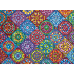 Ravensburger Color Your World Series Magnificent Mandalas 500 Piece Jigsaw Puzzle For Adults 80694 Handcrafted Tooling Mad