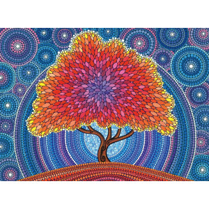 Ravensburger Color Your World Series Tree Of Life 500 Piece Jigsaw Puzzle For Adults 80686 Handcrafted Tooling Made In Ger