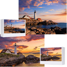 Rechiato Jigsaw Puzzles For Adults 2 Pack Puzzles For Adults 1000 Pieces Lighthouse Puzzles Jigsaw Puzzles 1000 Pieces And Up N