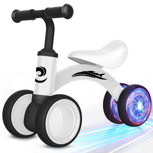 Colorful Lighting Baby Balance Bike Toys For 1 Year Old Boy Girl Gifts 1036 Month Toddler Balance Bike No Pedal 4 Silence Whe