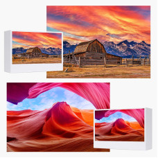 Rechiato Jigsaw Puzzles For Adults 2 Pack 1000 Pieces Nature Landscape Mountain Scene National Park Challenging Puzzle Perfect