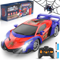 Growsland Remote Control Car 24Ghz Rc Cars For Boys 47 812 Electric Kids Toys For Kids With Cool Led Lights Rechargeable H