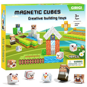 Magnetic Blocks Magnetic Building Blocks For Kids Toys Creative Preschool Sensory Autism Magnet Toys For Ages 35 57 813 Chr