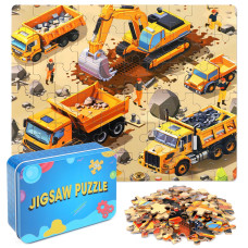 Lelemon 60 Pieces Jigsaw Puzzles For Kids Ages 48 Construction Site Puzzles For Kids Boys Girls Children Age 4 5 6 7 810 Y