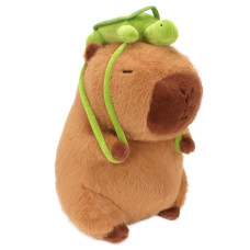 Chdblock Capybara Stuffed Animals Capybara Toys Kawaii Rodents Capybara Plushie Toys Cute Capybara Stuffed Animals Turtle Backpa