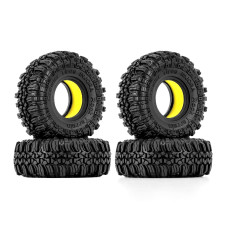 Injora 10 Silicone Rubber Inserts And S5 Rock Crawling Tires For Trx4M Scx24 118 124 Rc Crawler Car Upgrade