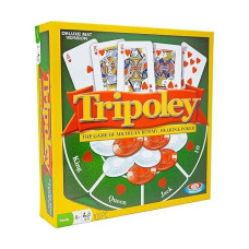 Tripoley Deluxe Board Game, Family Favorite Game, Combination Of Michigan Rummy, Hearts And Poker, Perfect For Family Game Night, For Ages 8 And Up