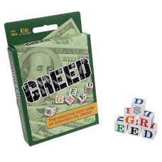 TDC Games Greed Dice Game - Travel Size, Green Color