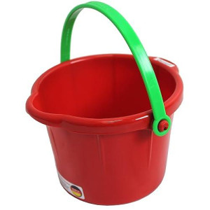 Spielstabil 4" Sand Pail Beach Toy - Beach Bucket For Kids - Perfect Toddler Beach Essentials - Made In Germany (Colors Vary)