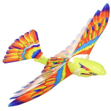 Schylling Tim Bird Flying Toy - Rubberband-Powered, Green