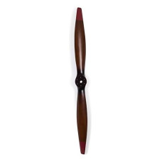 Authentic Models WWI Wood Propeller - Dark Honey & Red Finish