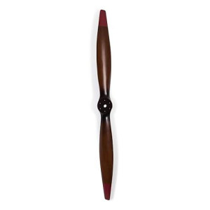 Authentic Models WWI Wood Propeller - Dark Honey & Red Finish