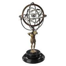 Authentic Models 18th Century Atlas Armillary - White