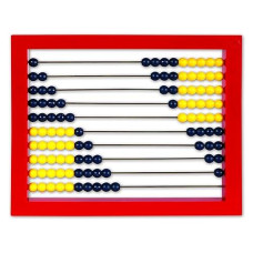 Learning Resources 2-Color Desktop Abacus for Ages 5+