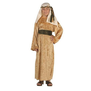 RG Costumes Gold Velvet Child Wiseman Costume, Small 4-6