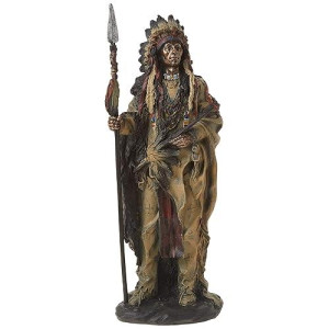 Stealstreet Ss-G-11358 Native American Warrior Collectible Indian Decoration Figurine Statue