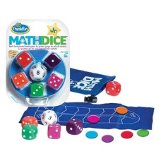 Thinkfun Math Dice Junior Game - Engaging Math Skills Builder | Perfect For Kids Aged 6+ | Aids In Mental Agility | Toy Of The Year Nominee