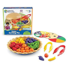 Learning Resources Super Sorting Pie - 68 Piece Toddler Toy