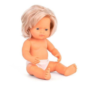 Miniland 15'' Anatomically Correct Caucasian Baby Doll