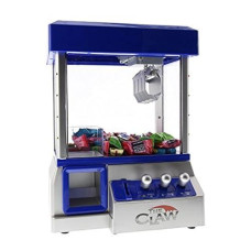 Mini Claw Machine For Kids - The Toy Grabber Is Ideal For Children And Parties, Fill With Small Toys And Candy - Feature Led Lights, Loud Sound Effects And Coins