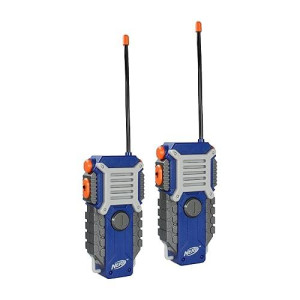 Nerf Walkie Talkie Set for Kids, 1000' Range,