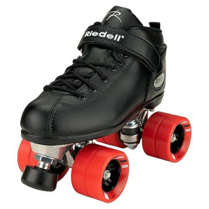 Riedell Dart Roller Skate - Quad Roller Speed Skates | Light Blue | Size 7