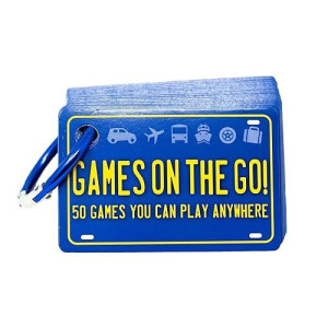 Games On The Go By Continuum Games - Portable Roadtrip Family Games To Challenge And Entertain For 2+ Players , Blue