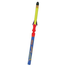 Geospace Hand Held Pump Rocket Medium Size Set - 30" Long Single Launcher & Rocket For Outdoor Or Indoor Safe Play For Kids (Single Pump Rocket Jr.)