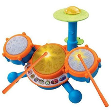 VTech KidiBeats Kids Drum Set - Orange Musical Toy