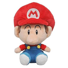 Nintendo Super Mario Bros. Baby Mario 5" Plush Toy - Multicolor