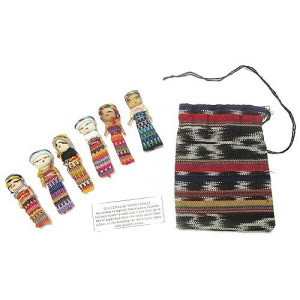 Worry Dolls Six Large With Pouch