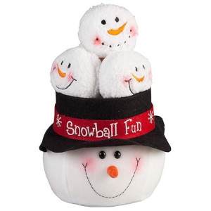 Dei Snowball Fun Set, 6" H, Multicolored