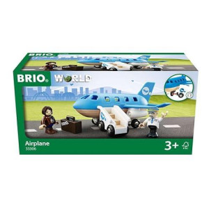 BRIO World Airplane Toy Set - Wooden, Creative Play for 3+