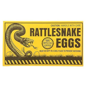 Rhode Island Novelty Yellow Rattlesnake Egg Envelopes, 12