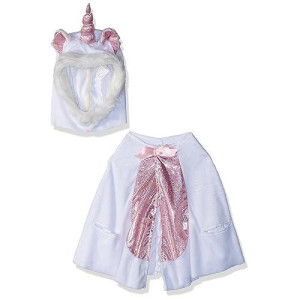 Fun World Unicorn Cape Toddler Costume, Large 3T-4T, Multicolor