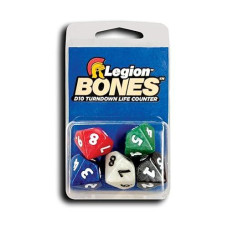 D10 Bones Life Counters - 5 Pack