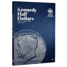 Whitman Us John F. Kennedy Half Dollar Coin Folder 1964 - 1985 #9699