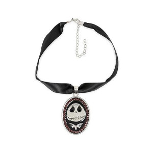 Nightmare Before Christmas Jack Skellington Black Necklace