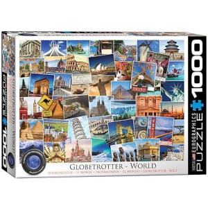 EuroGraphics World Globetrotter 1000 Piece Jigsaw Puzzle