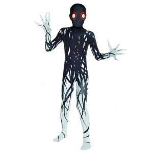 Morphsuits Zalgo Costume Kids, Shadow Demon Costume Kids, Scary Costume For Kids, Scary Boys Halloween Costume, Scary Suit L