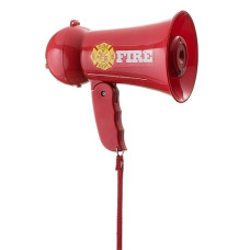 Dress Up America Red Firefighter Megaphone for Kids