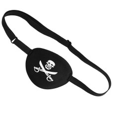 Winomo Pirate Skull Crossbone Children Kids Eye Patch Eye Mask For Lazy Eye (Black)