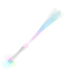 Twinkle & Shine Light Up Wand With Led Fiber Optics