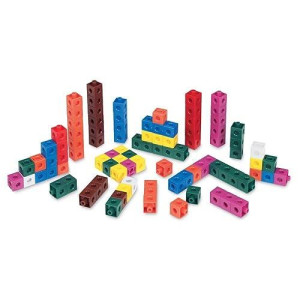 Hand2Mind Snap Cubes, Math Linking Cubes, Plastic Cubes, Snap Blocks, Color Sorting, Connecting Cubes, Math Manipulatives, Counting Cubes For Kids Math, Math Cubes, Math Counters (Set Of 100)