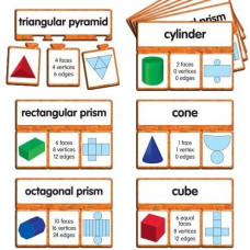 Eai Education Snap Math - 3D Shapes Puzzle: Grades 3-4