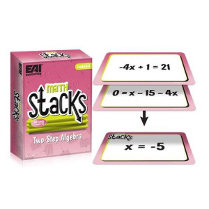 Eai Education Math Stacks Two-Step Algebra Game: Grades 6-8